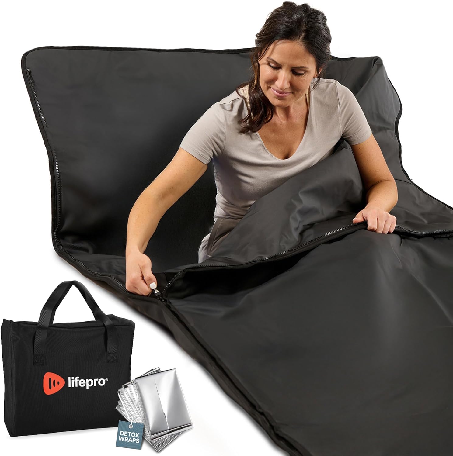 Infrared Sauna Blanket for Home Detox & Muscle Recovery – Portable Full Body Sauna Wrap