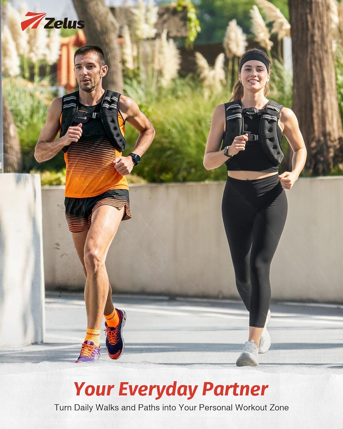 Weighted Vest for Strength Training, Running & Home Workouts 💪 Adjustable Fitness Vest