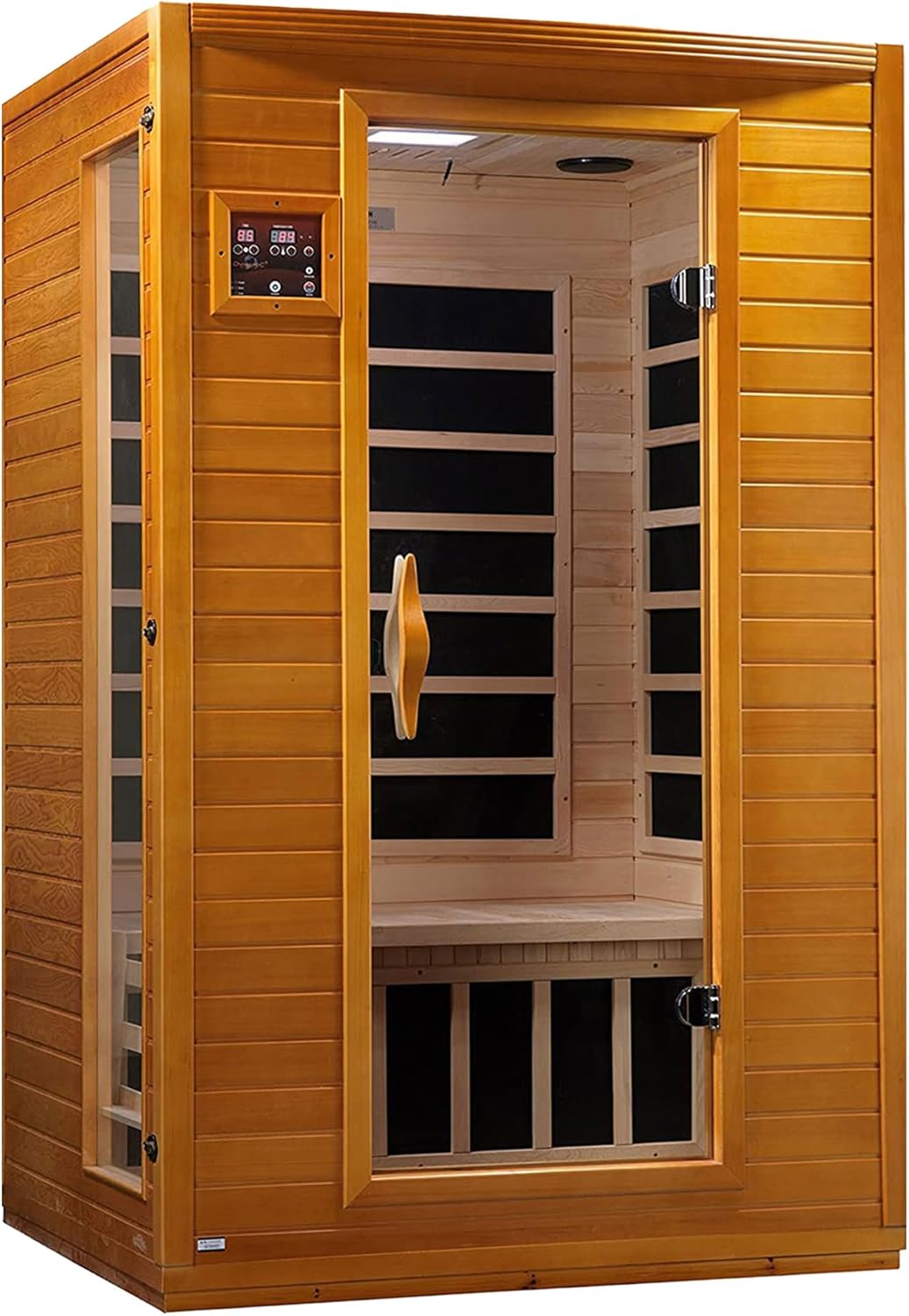 2-Person Infrared Home Sauna with Red Light Therapy | Luxury Indoor Wellness Spa ♨️🧖‍♂️