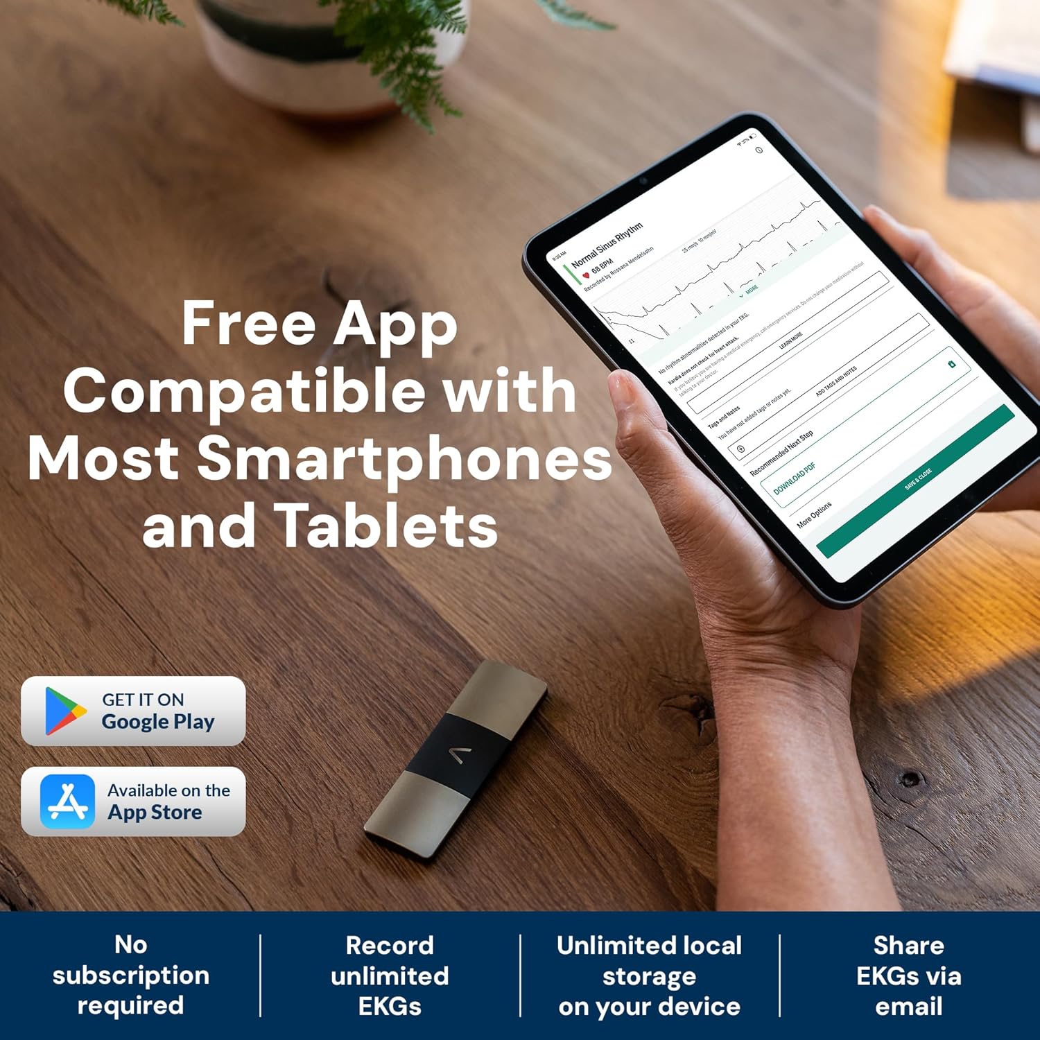 KardiaMobile 6L EKG Monitor, Medical-Grade, FDA-Cleared - HSA/FSA Eligible