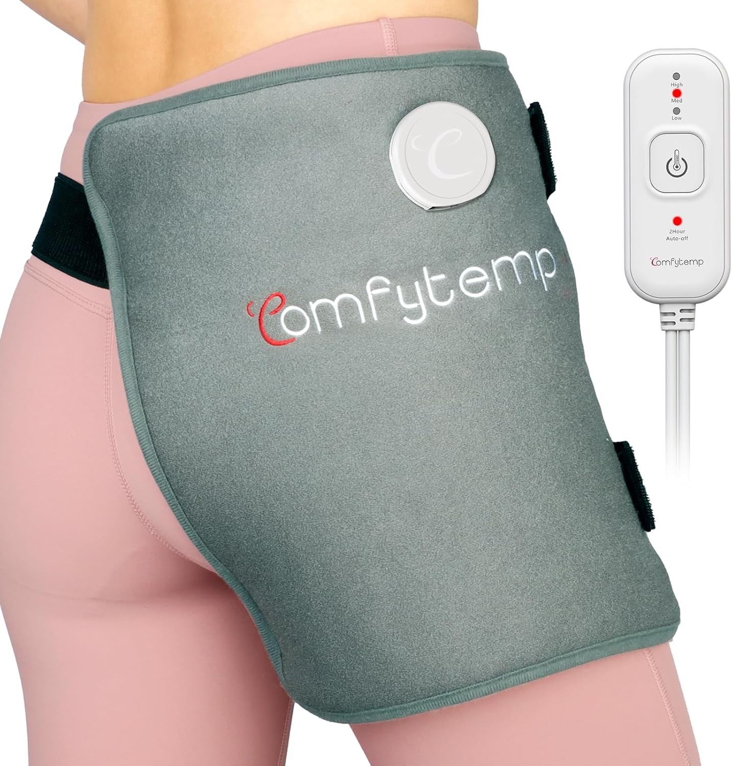Comfytemp Hip Heating Pad – Sciatica, Hip & Lower Back Pain Relief Wrap - HSA/FSA Eligible 