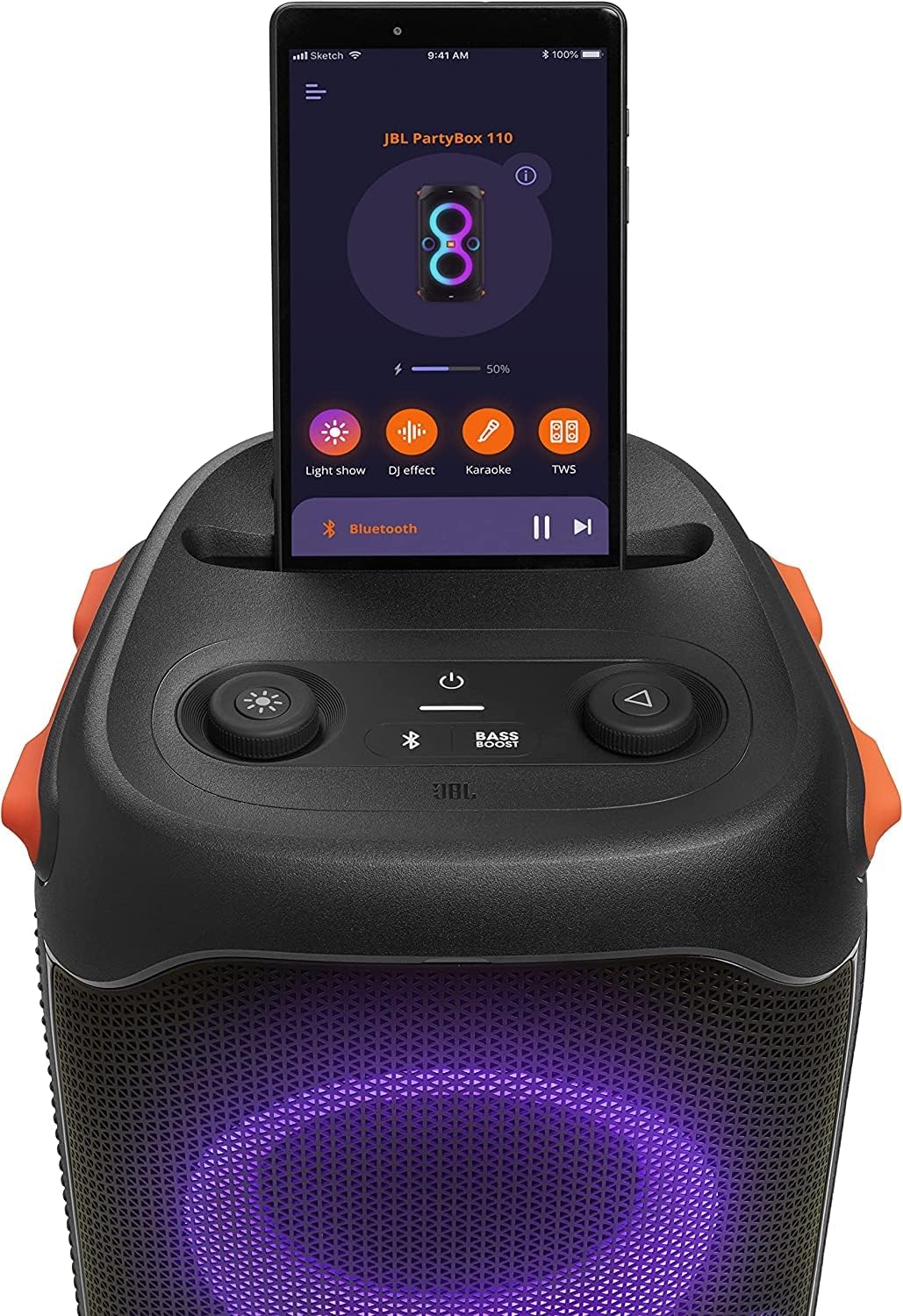 JBL PartyBox 110 Portable Bluetooth Speaker with Lights & Deep Bass 🔊 Party Anywhere