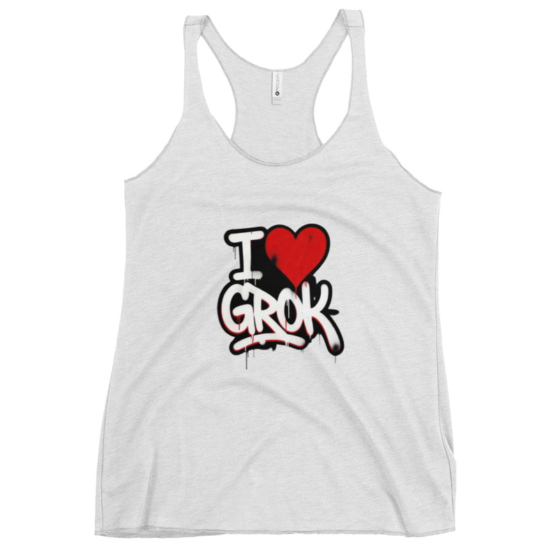 I <3 Grok Women's Racerback Tank