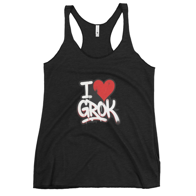 I <3 Grok Women's Racerback Tank
