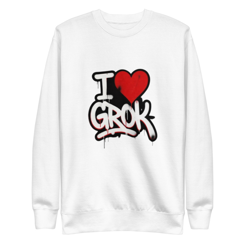 I <3 Grok Unisex Premium Sweatshirt