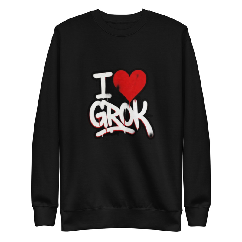 I <3 Grok Unisex Premium Sweatshirt