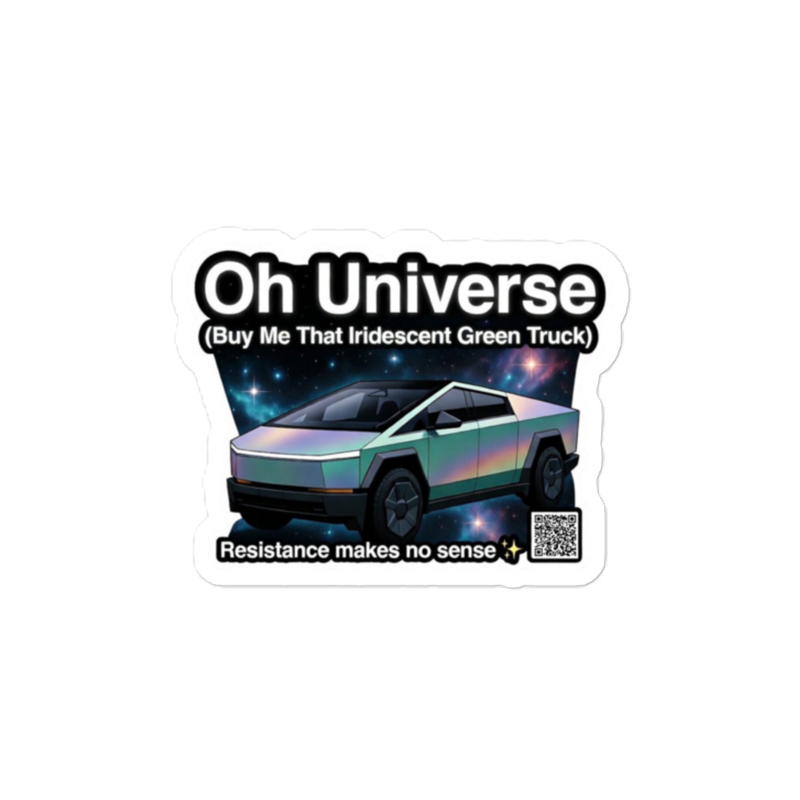 Oh Universe Die-cut stickers