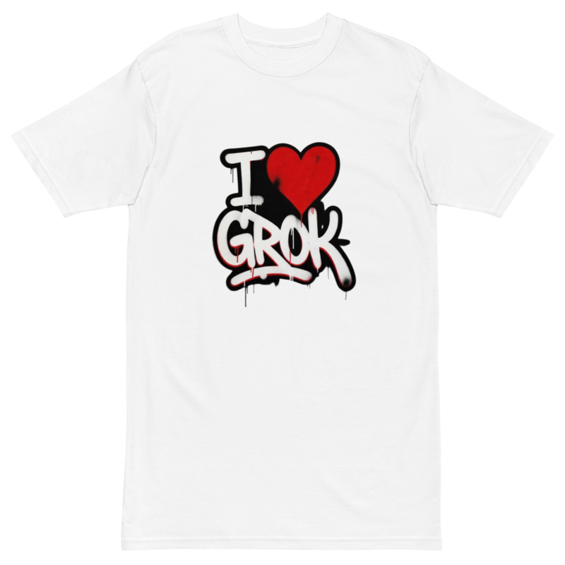 I >3 Grok Men’s premium heavyweight tee