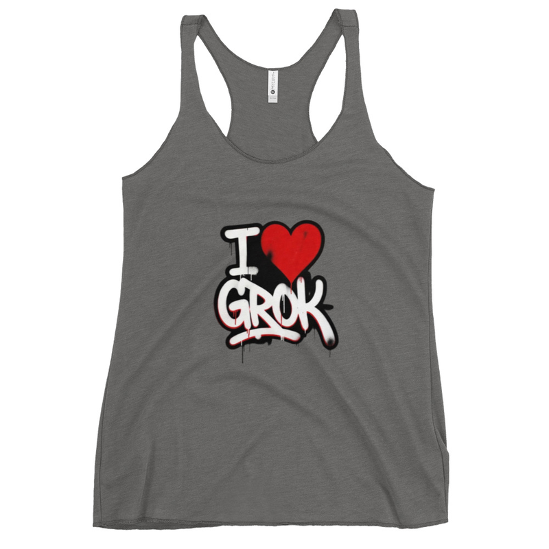 I <3 Grok Women's Racerback Tank