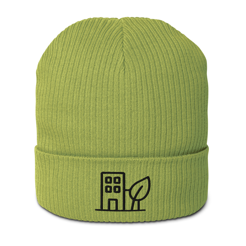 Organic ribbed beanie