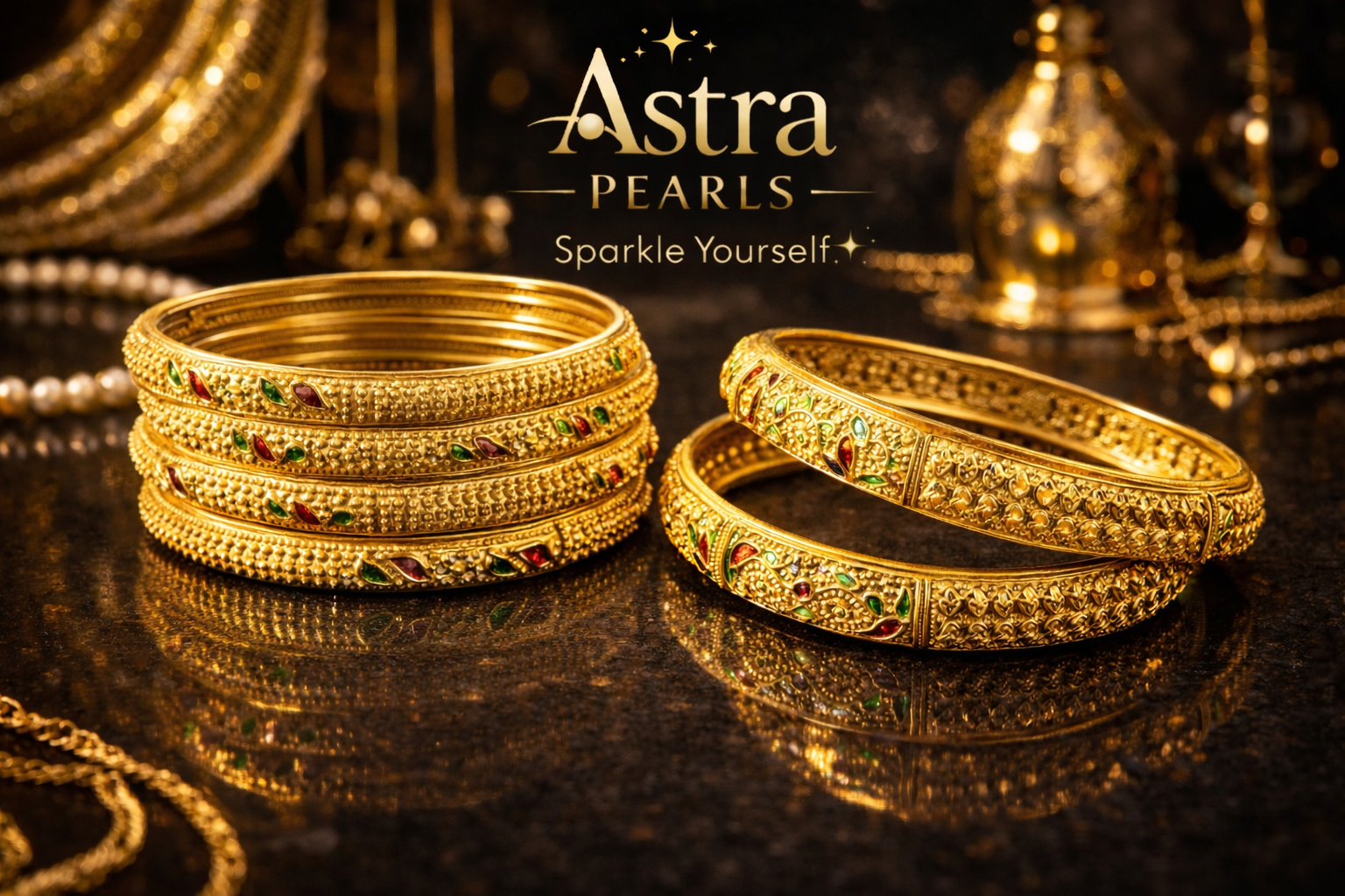 Ornate Bangles Set