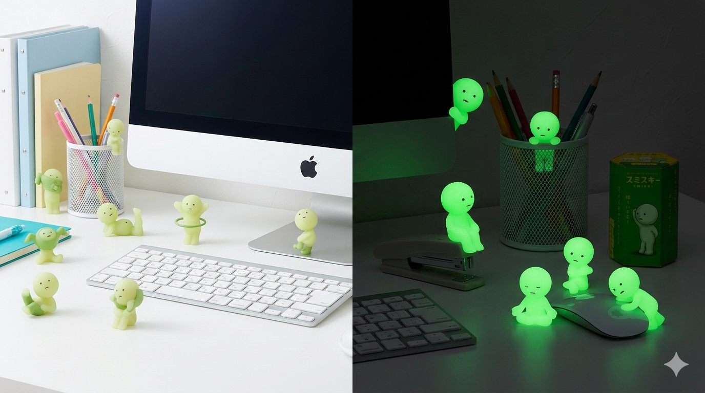 Glow-in-the-Dark Desk Buddy Figures