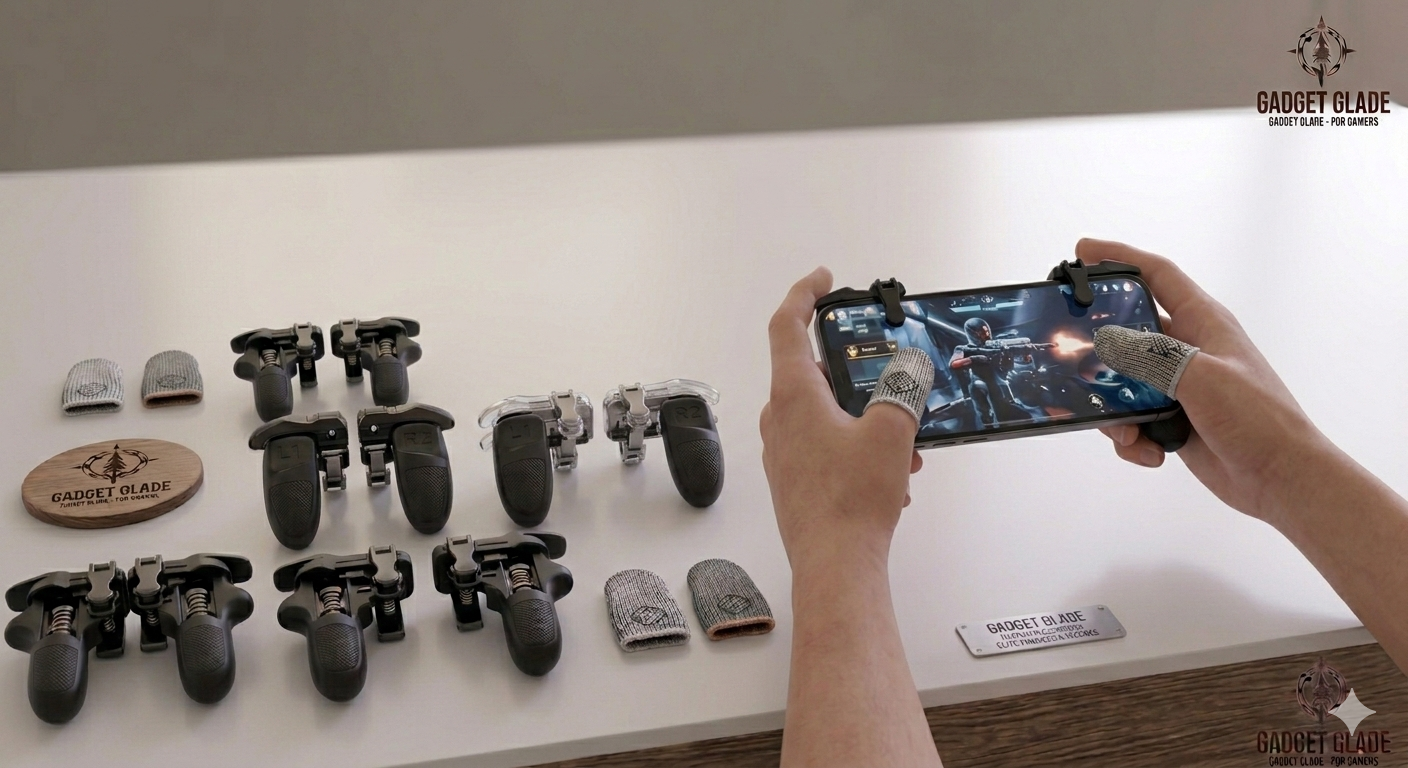 Mobile Gaming triggers and finger sleeves