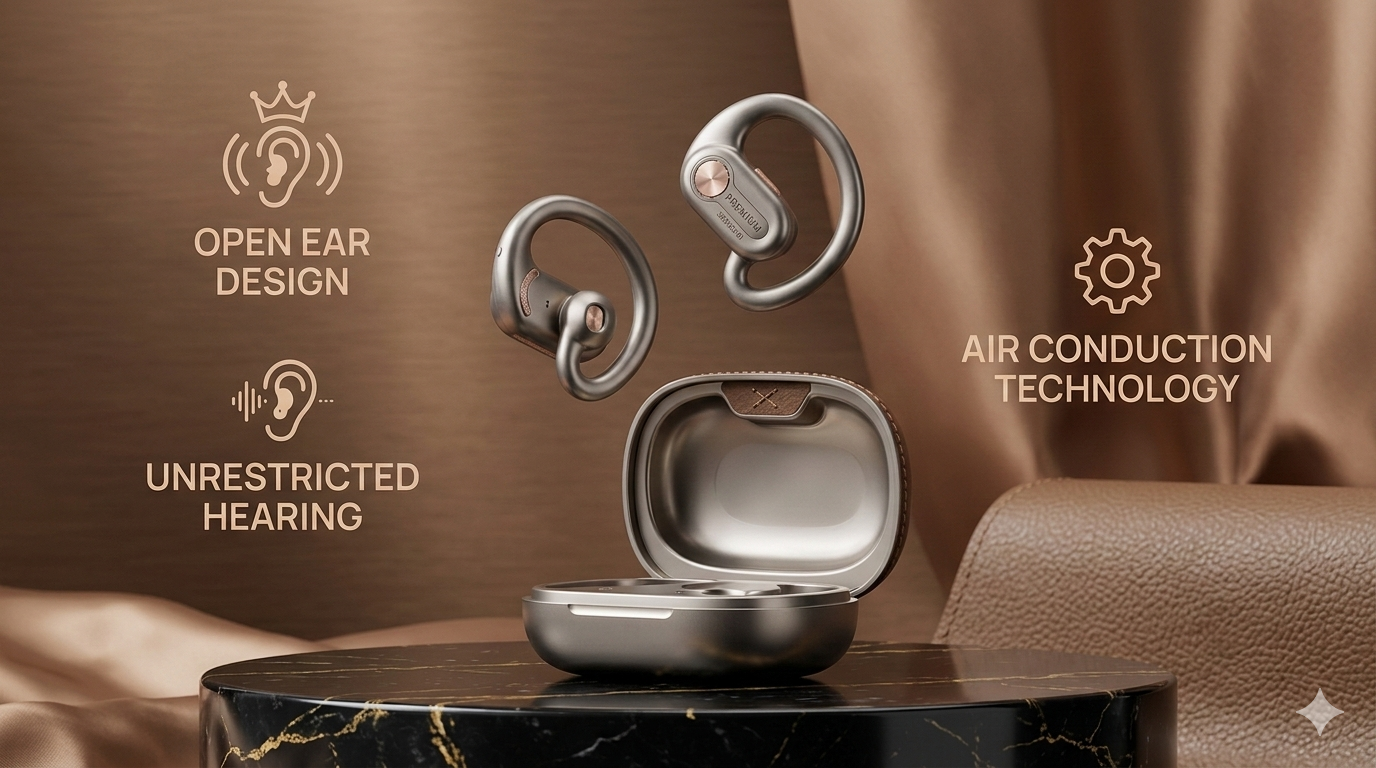 Air Conduction Open-Ear Wireless Earbuds