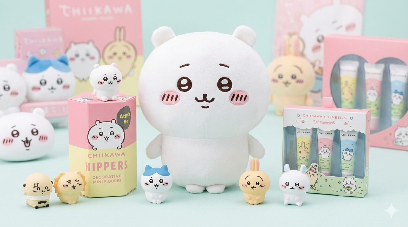 Chikawa Plush & Mini Figures Set
