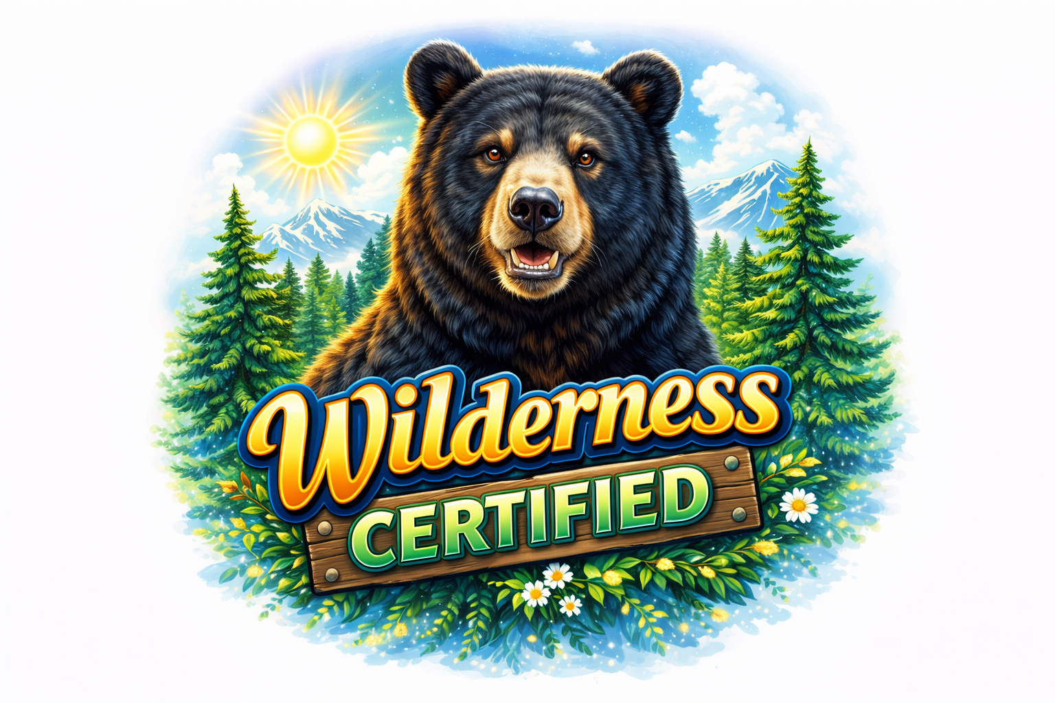 Wilderness Certified Bear T-shirt
