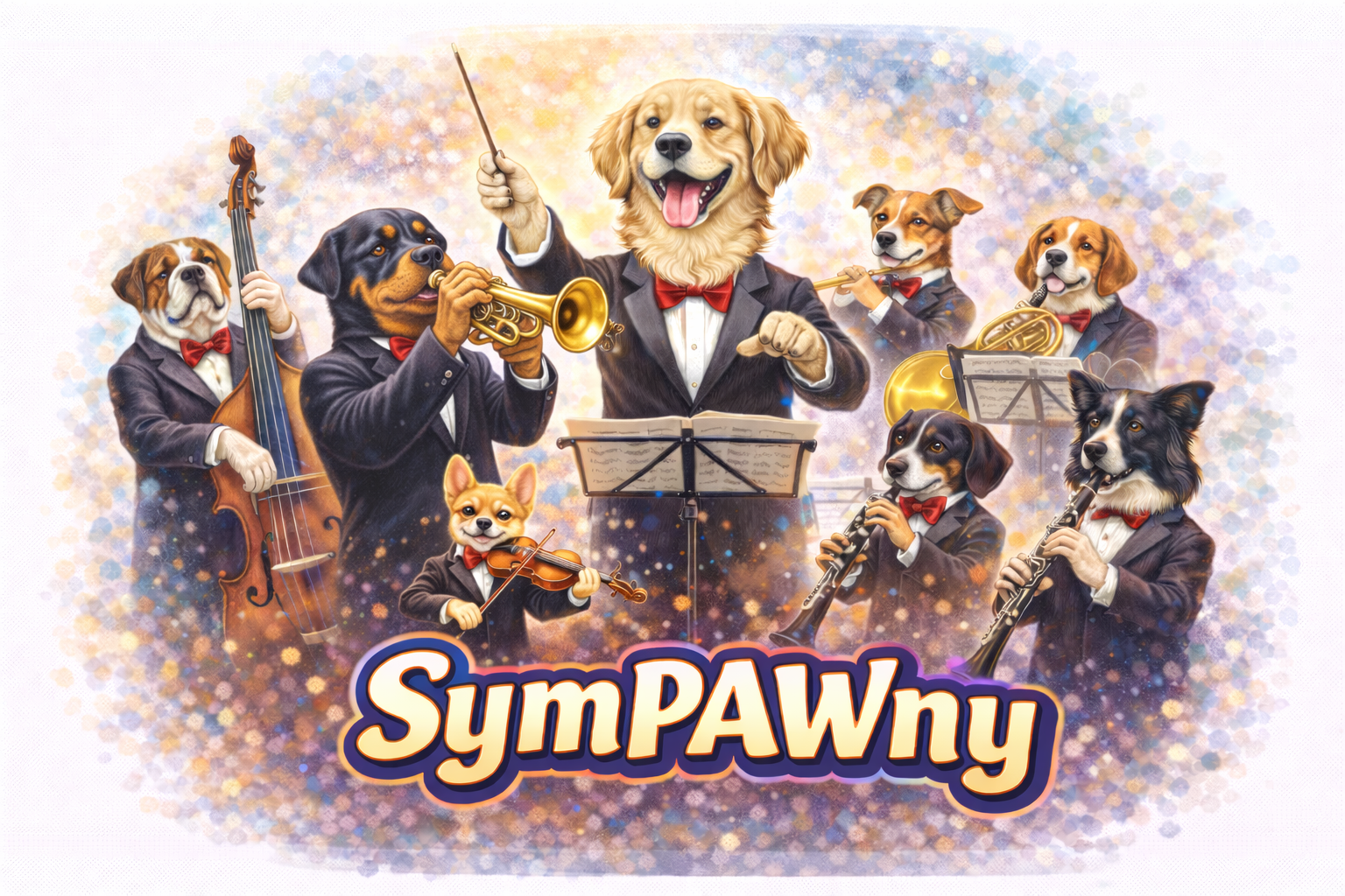 SymPAWny Dog Orchestra T-shirt