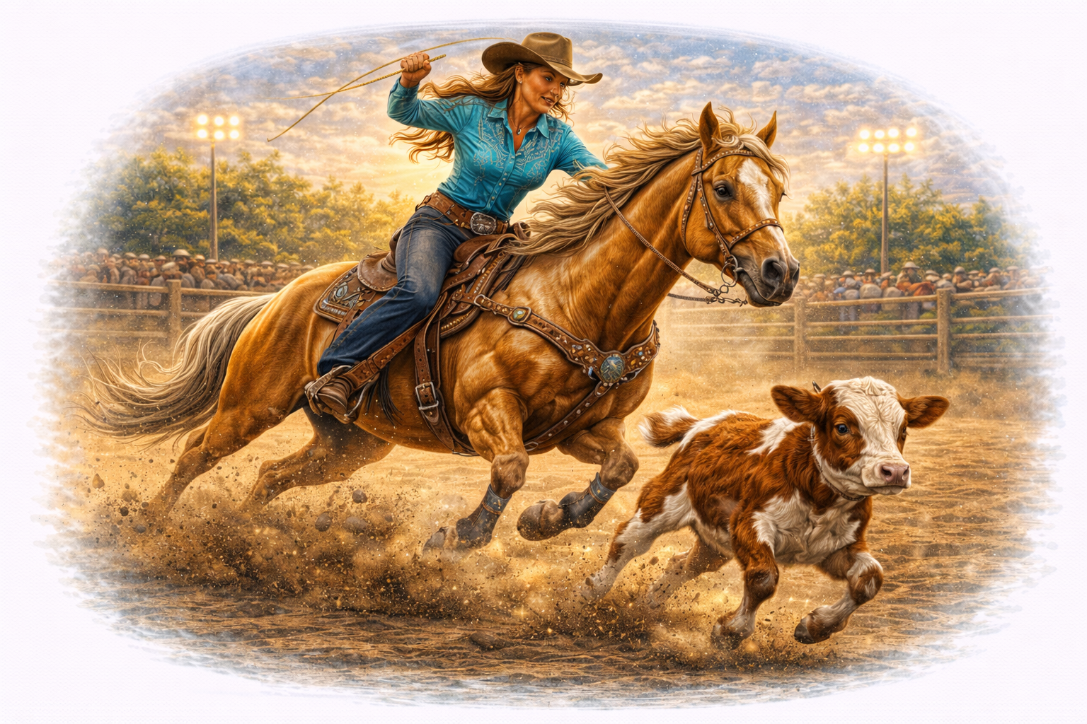 Rodeo Action T-shirt