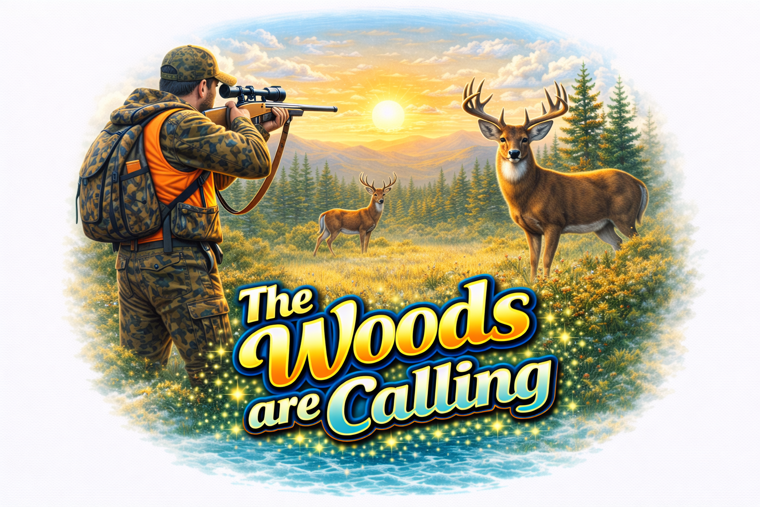 The Woods are Calling T-shirt