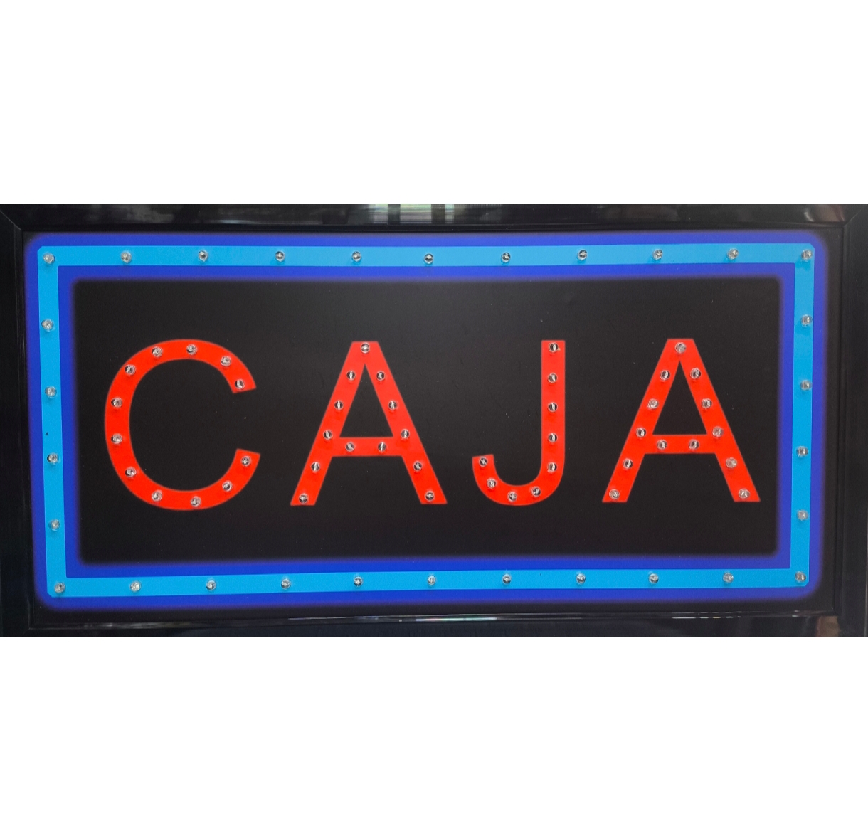 Letrero luminoso Caja