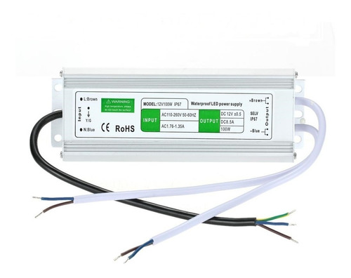 Balastra Conmutada 100w/12v/8.3 Amp Exterior