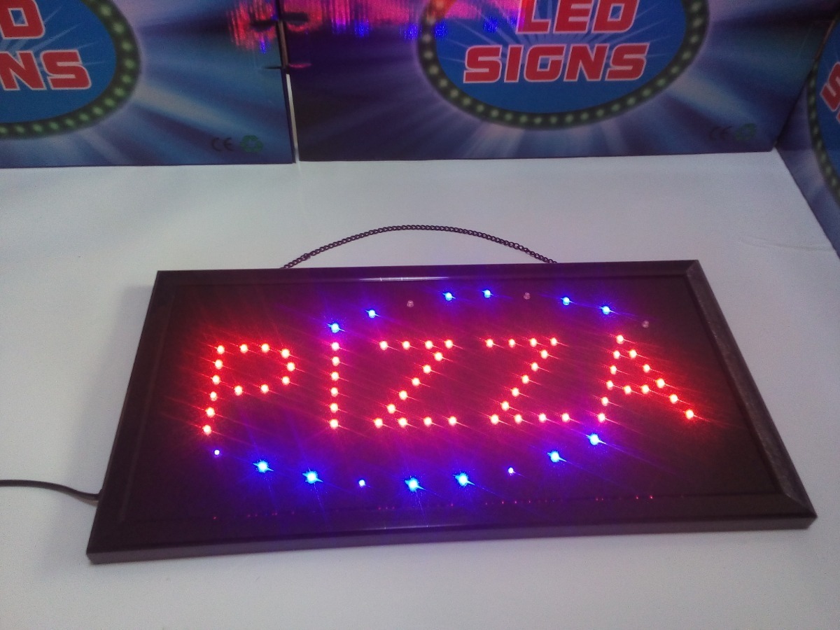 Letrero LED Pizza