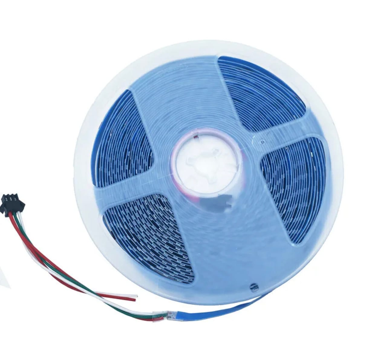 Tira Led Secuencial Blanco Frio 10mt Con Balastra Y Control