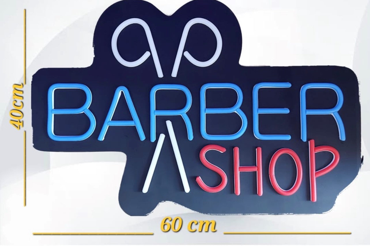 Letrero Neon Barber Shop