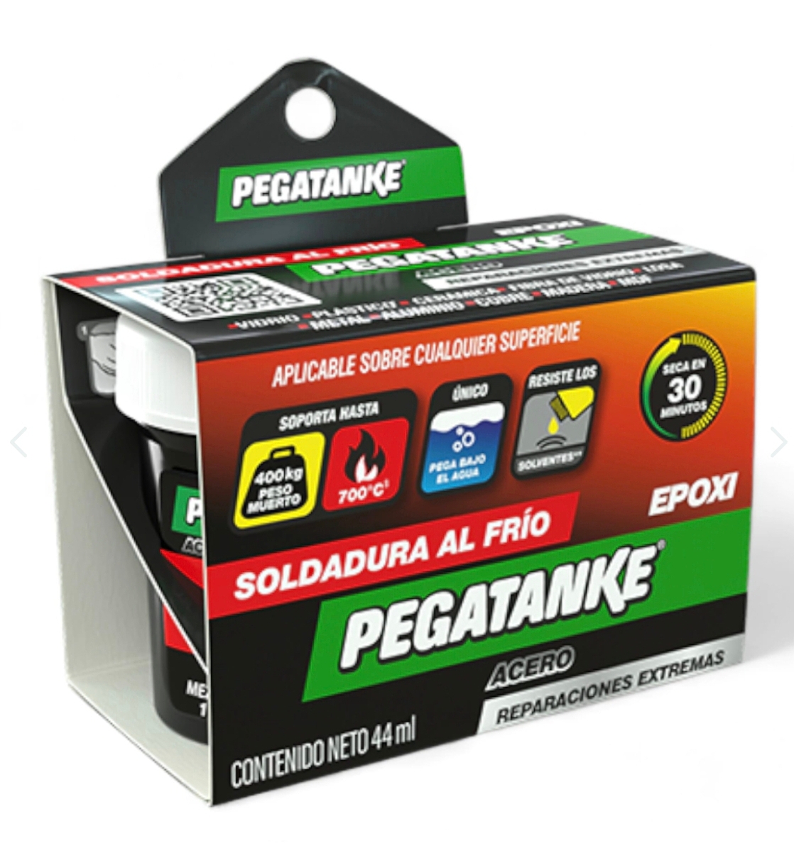 pegamento Epóxico Acero contenido neto 44 ml