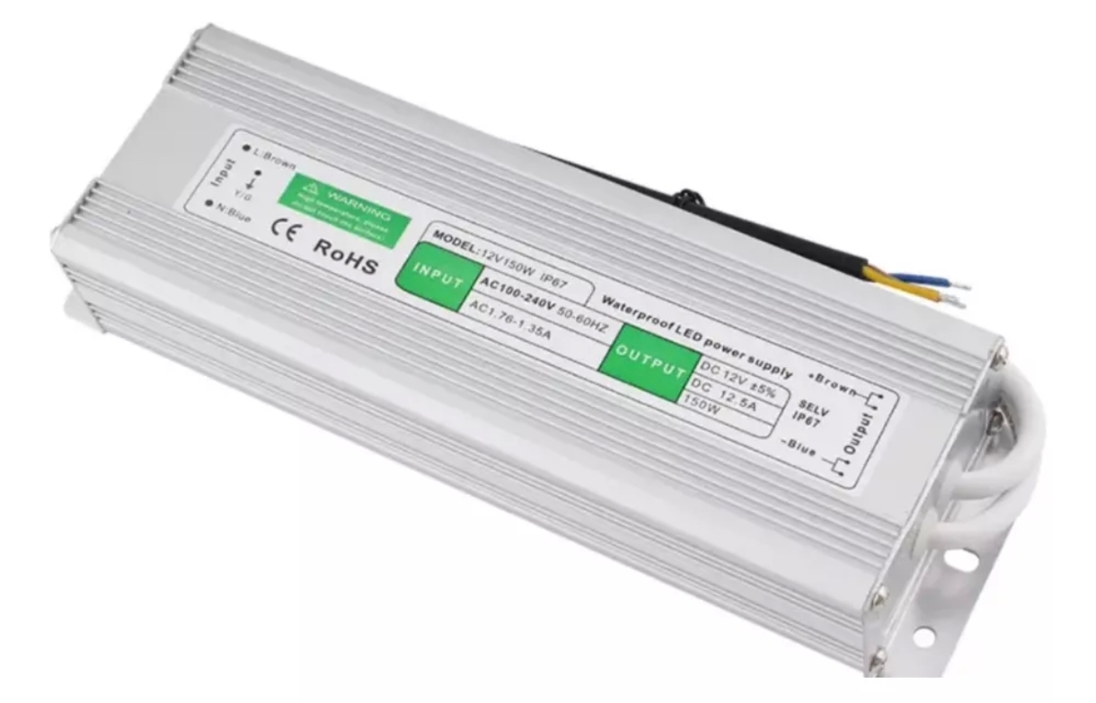 Balastra Fuente De Poder Conmutador 12v/150w/12.5amp Ip67