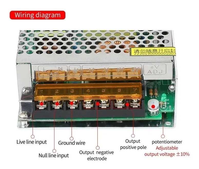 Fuente Poder 200w 12v 16.7amp Interiores