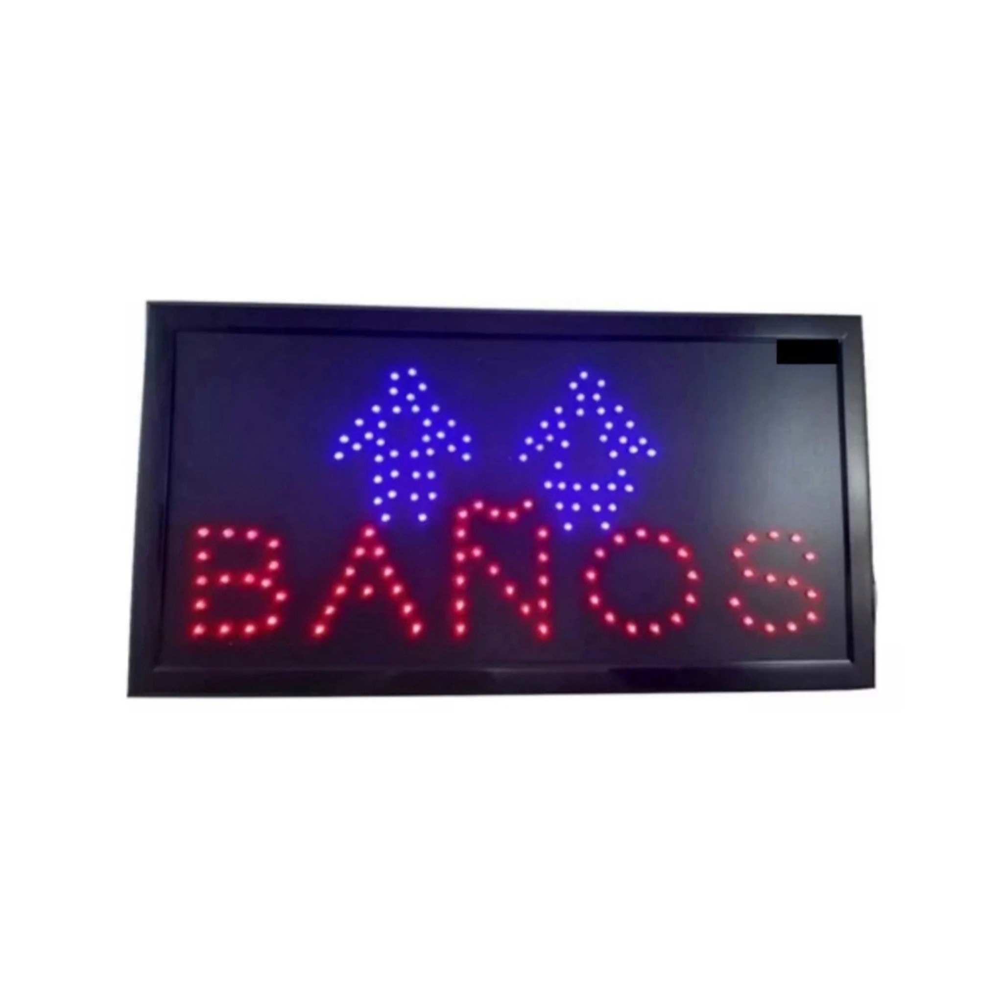 Letrero LED Baños