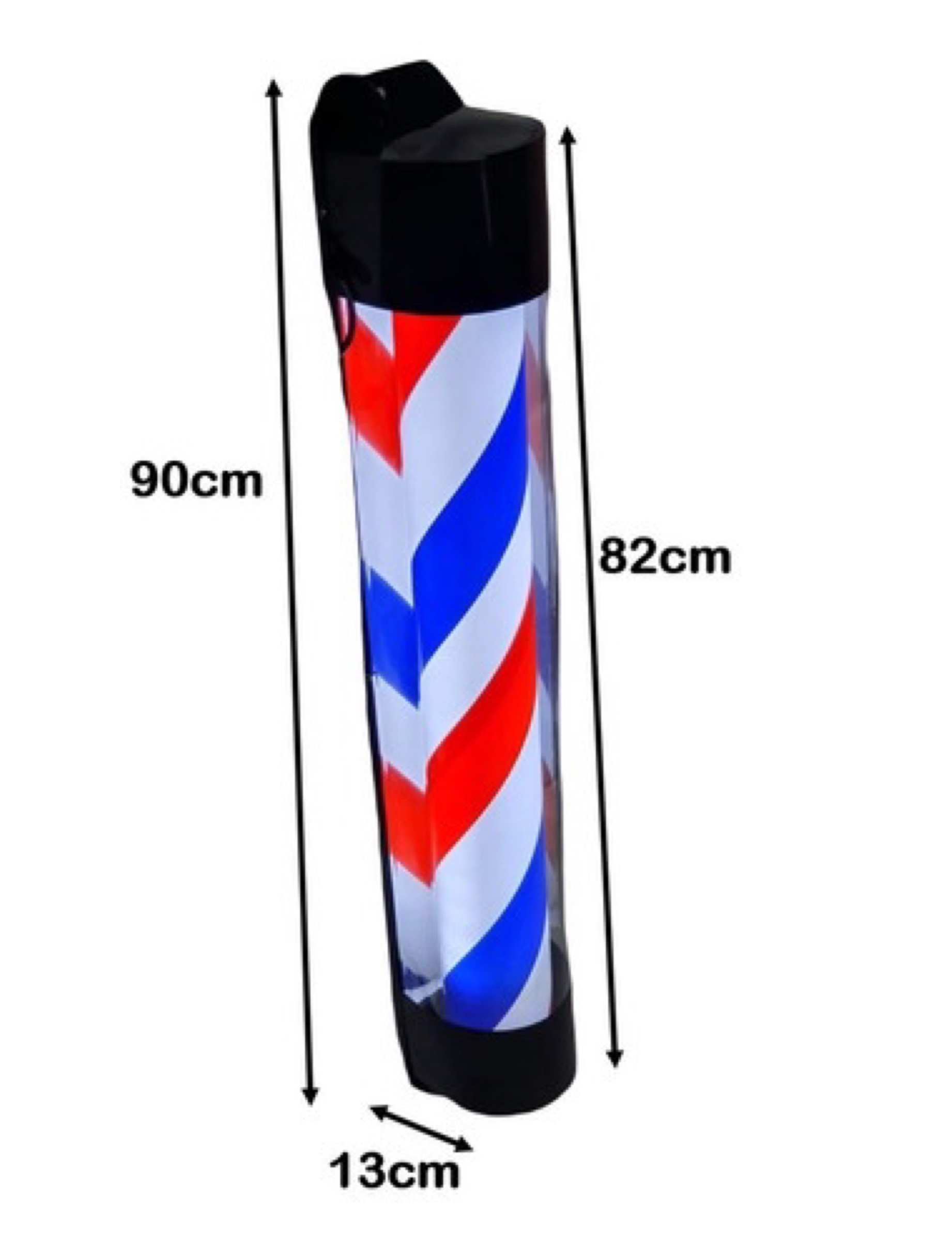 Caramelo Giratorio Led Para Barberia 