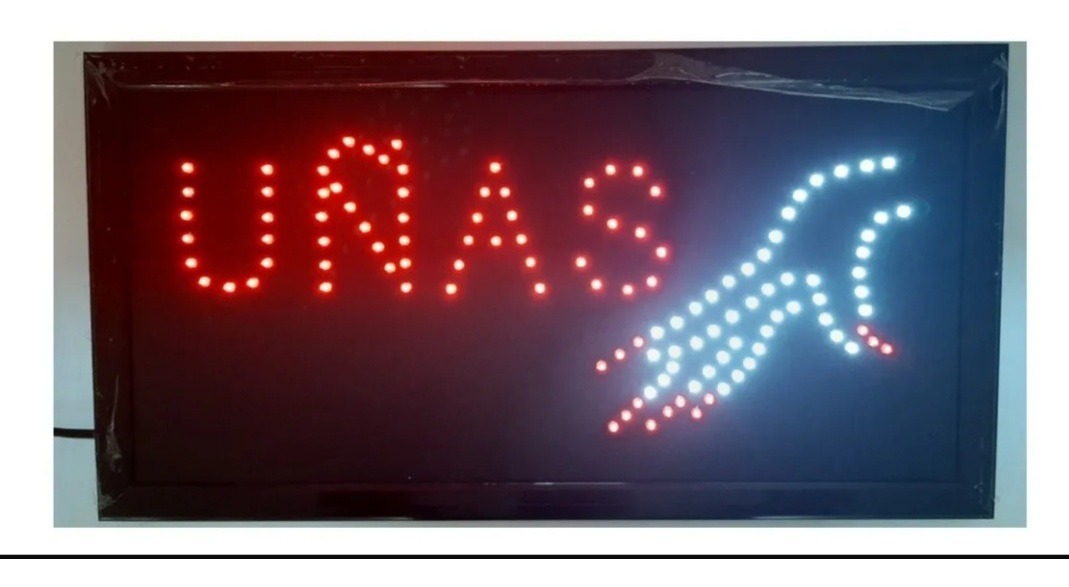 Letrero LED UÑAS