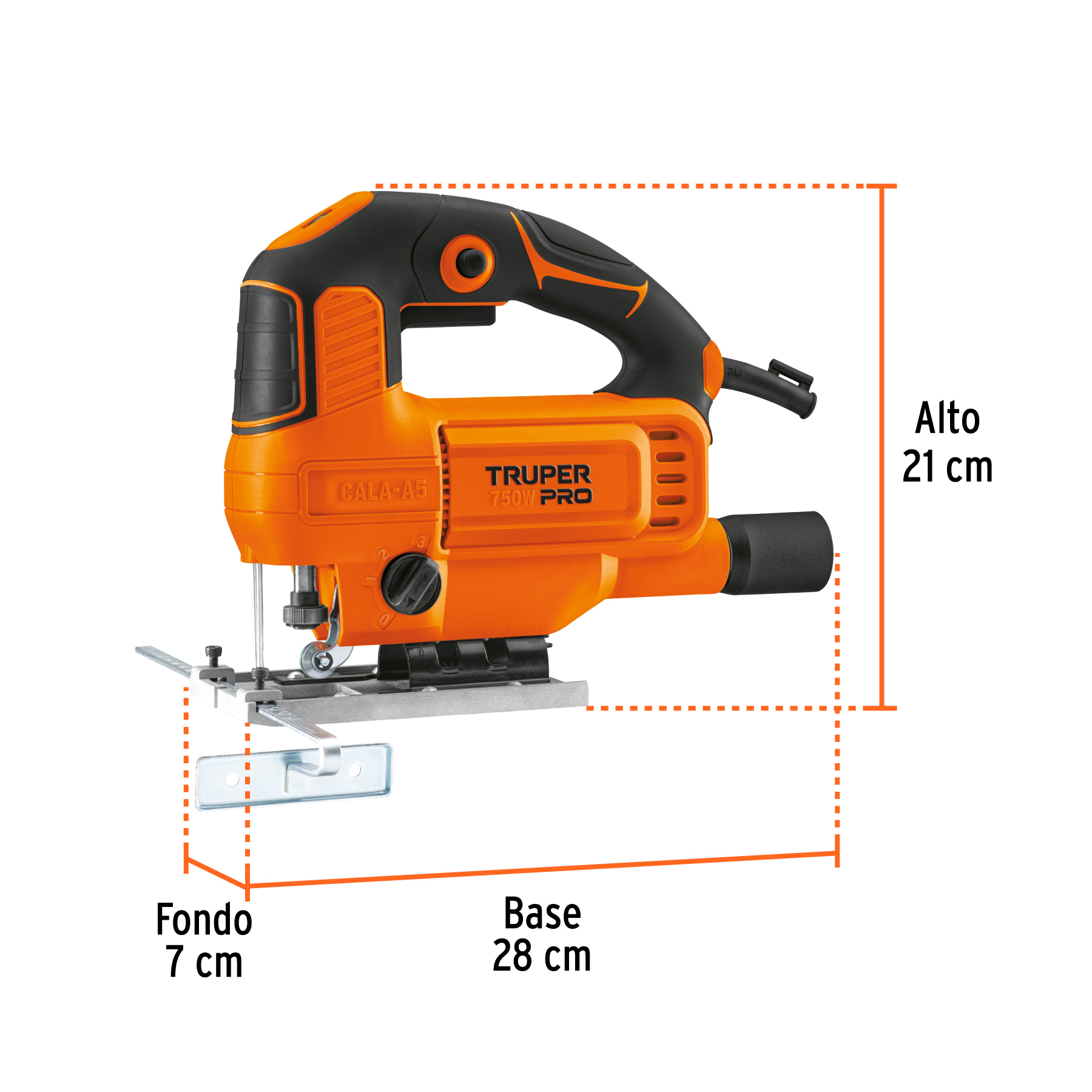 Sierra Caladora Profesional 550 W Truper