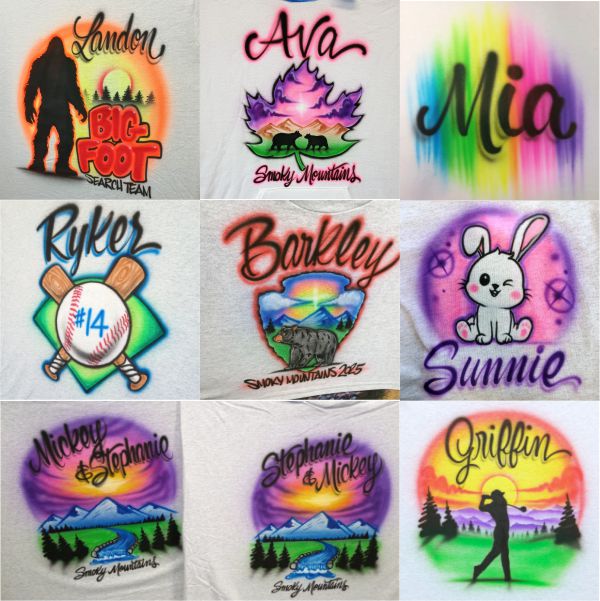 Custom Airbrushed T-Shirts