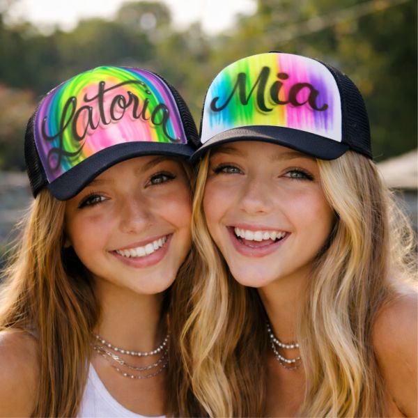 Custom Airbrushed Hats