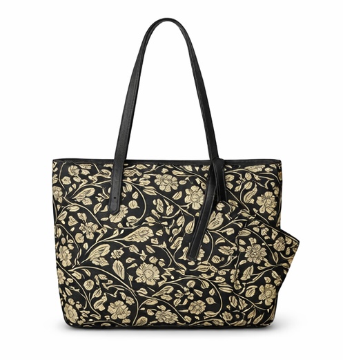 Floral Pattern Tote Bag