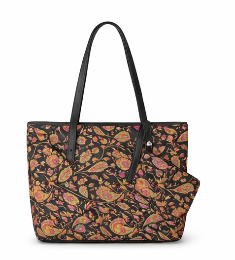 Floral Print Tote Bag
