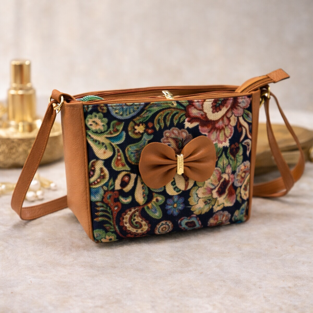 Floral Print Sling Bag