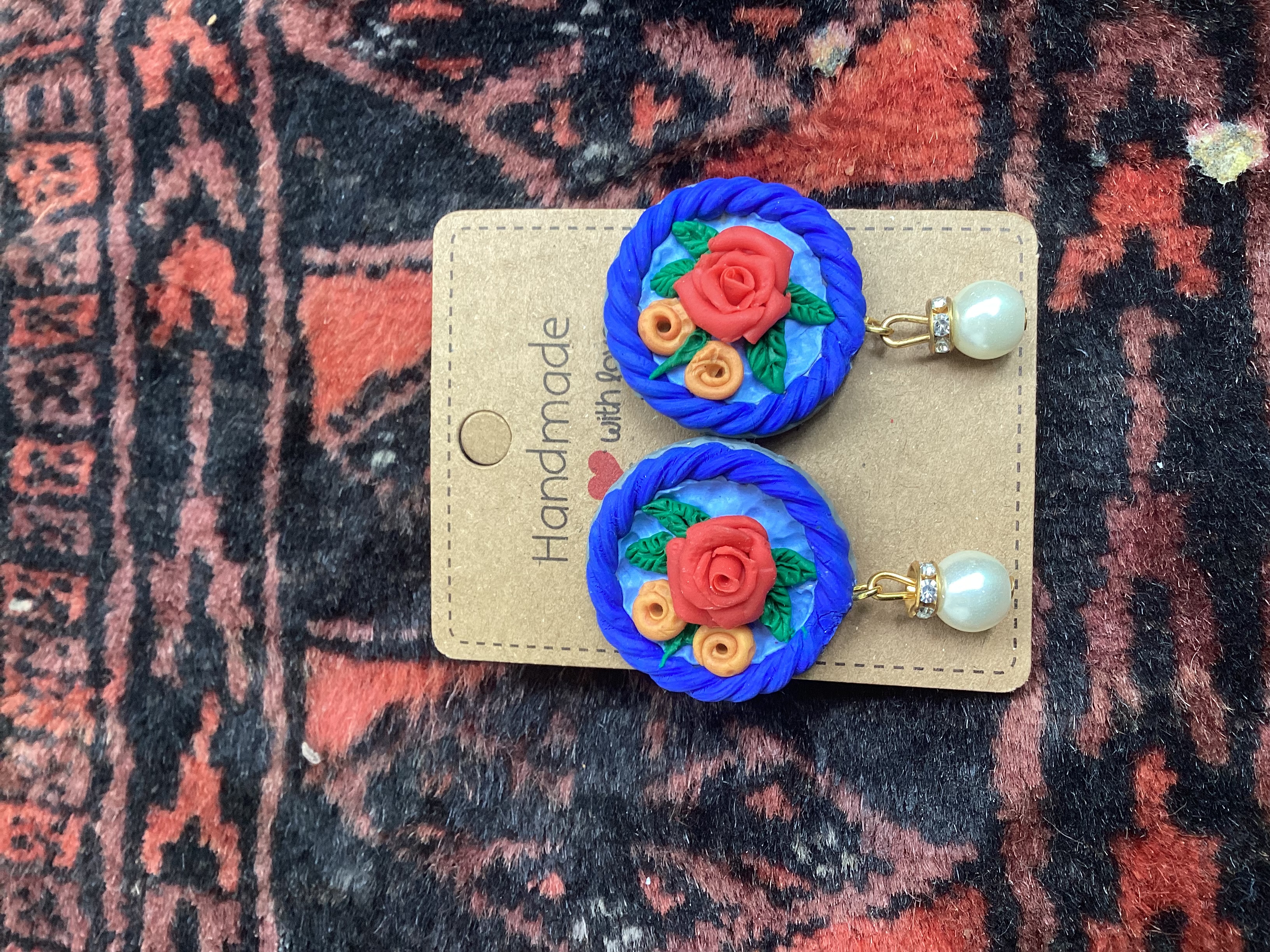 Handmade Floral Earrings