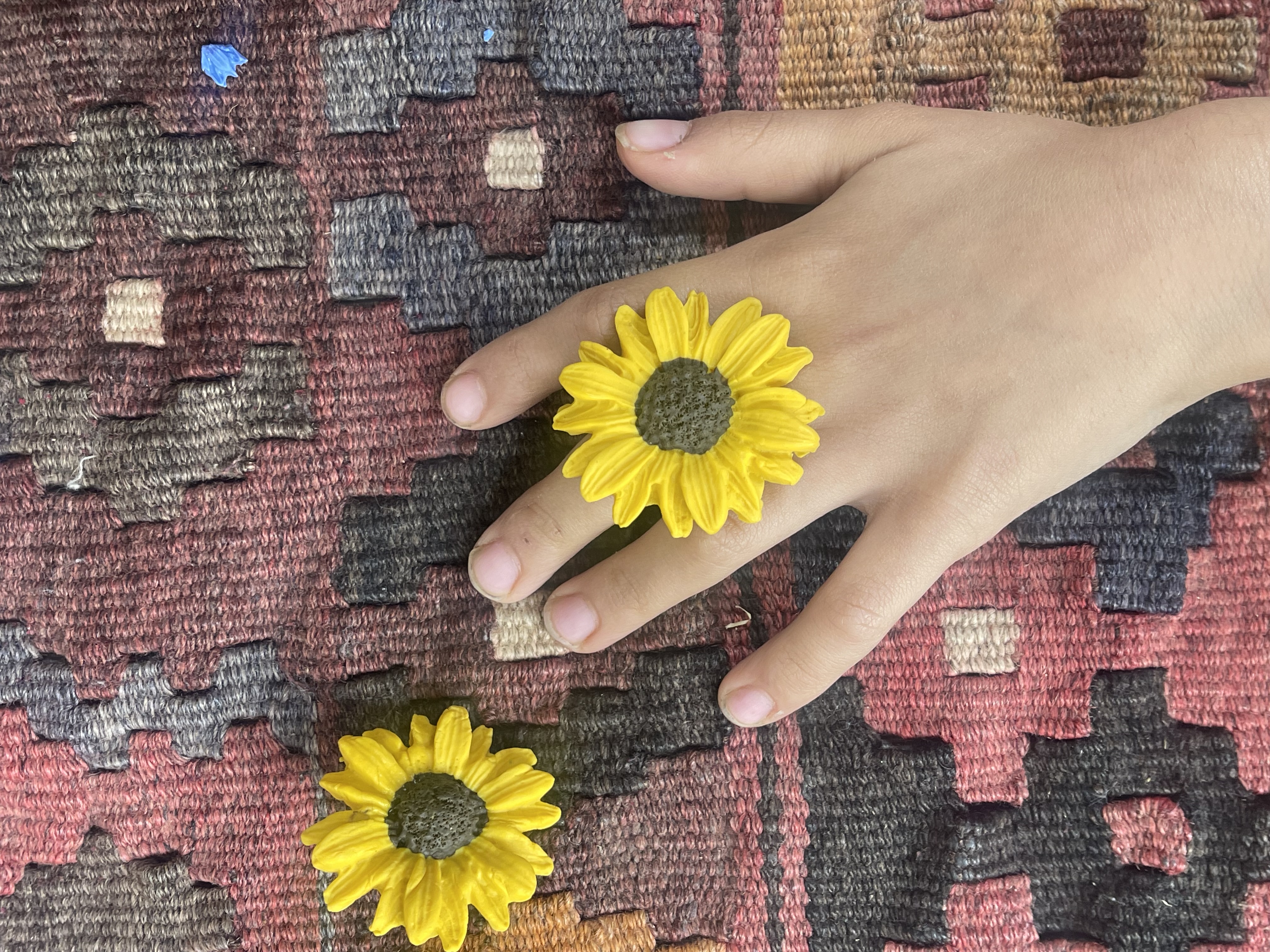 Sunflower Statement Ring