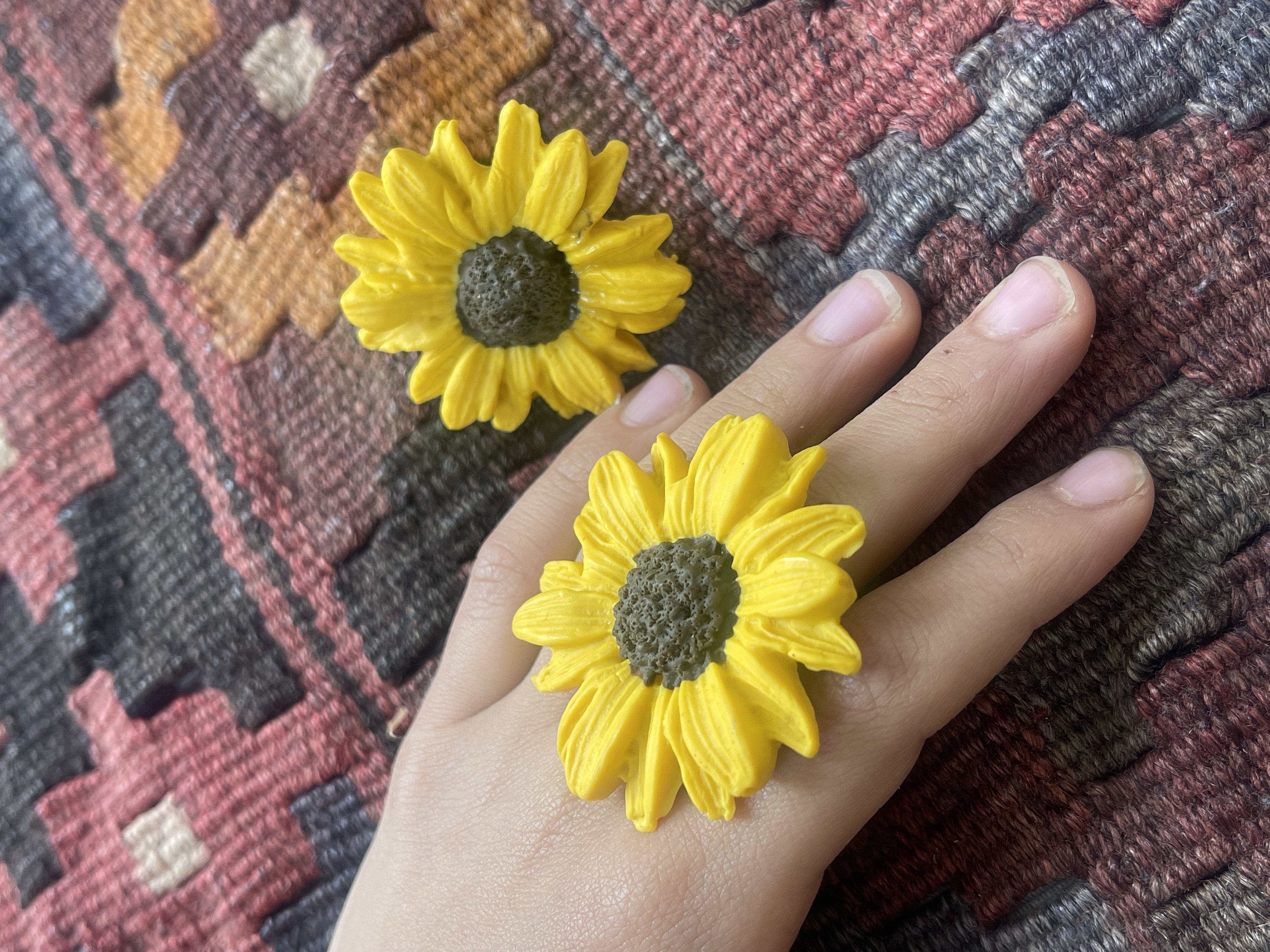 Sunflower Statement Ring