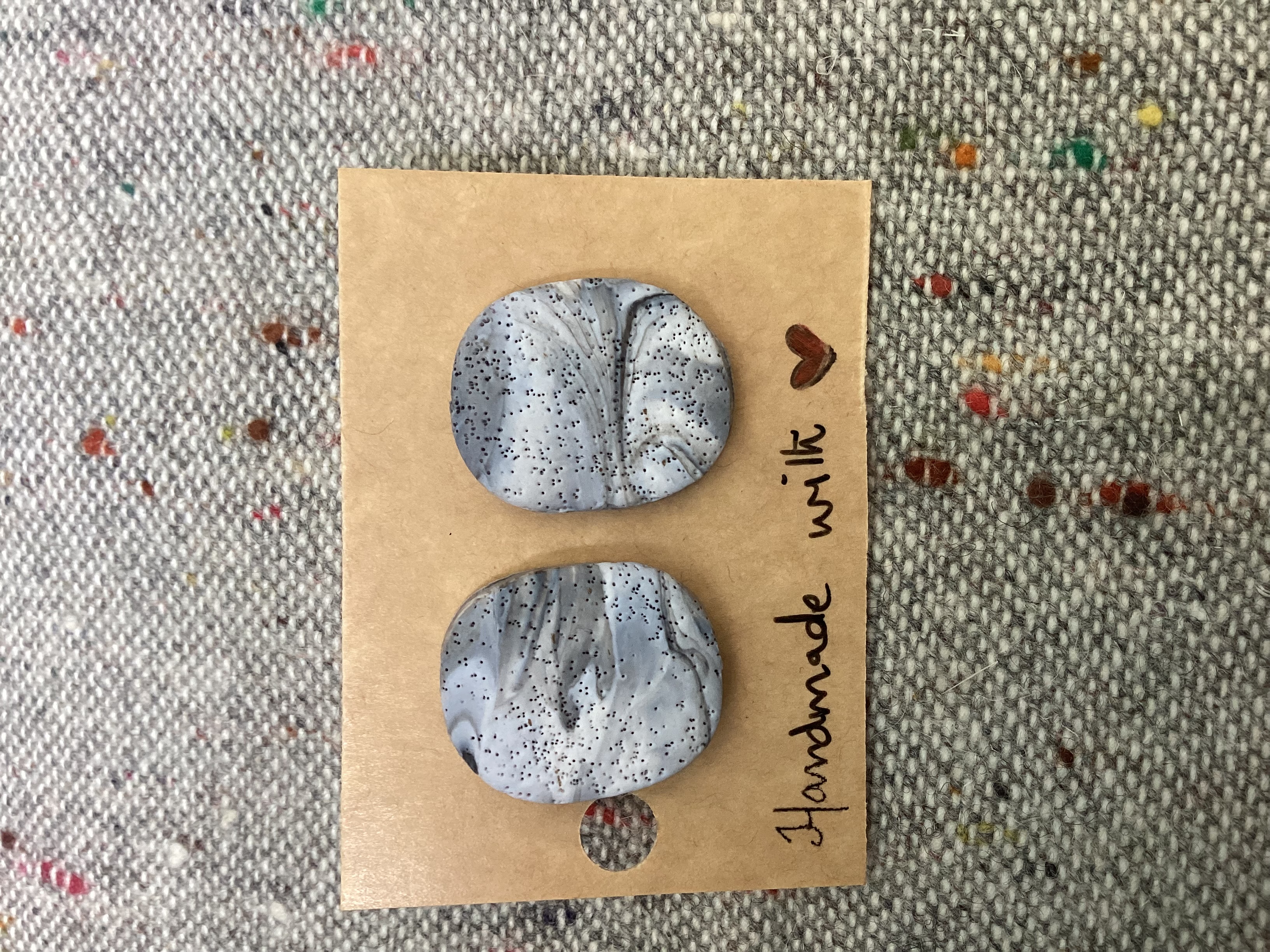 Handmade Button Studs