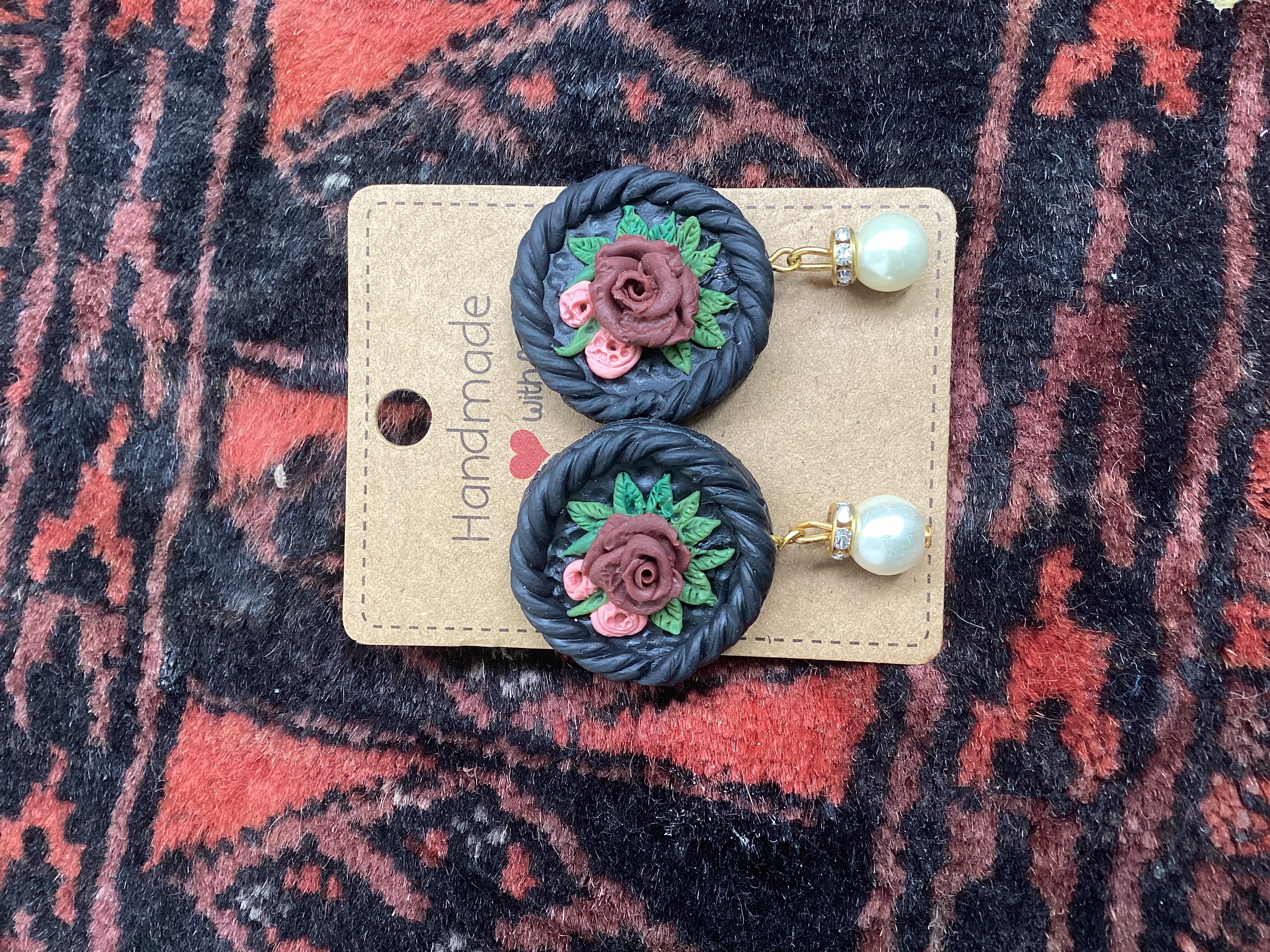 Handmade Floral Earrings