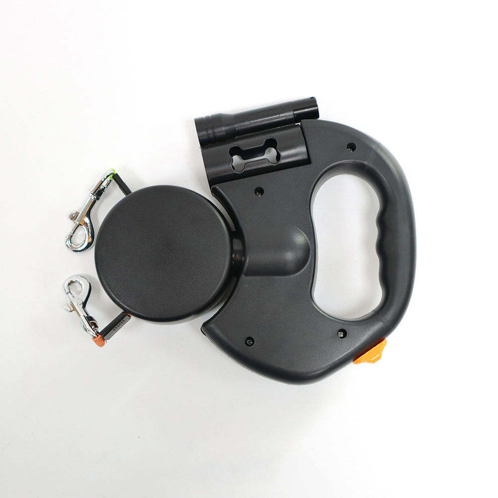 Premium Multi-Functional Dual-Head Retractable Dog Leash 