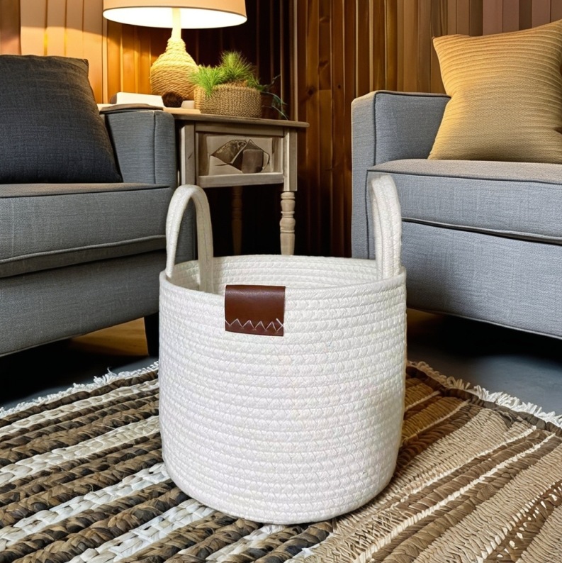 Natural Jute Storage Basket