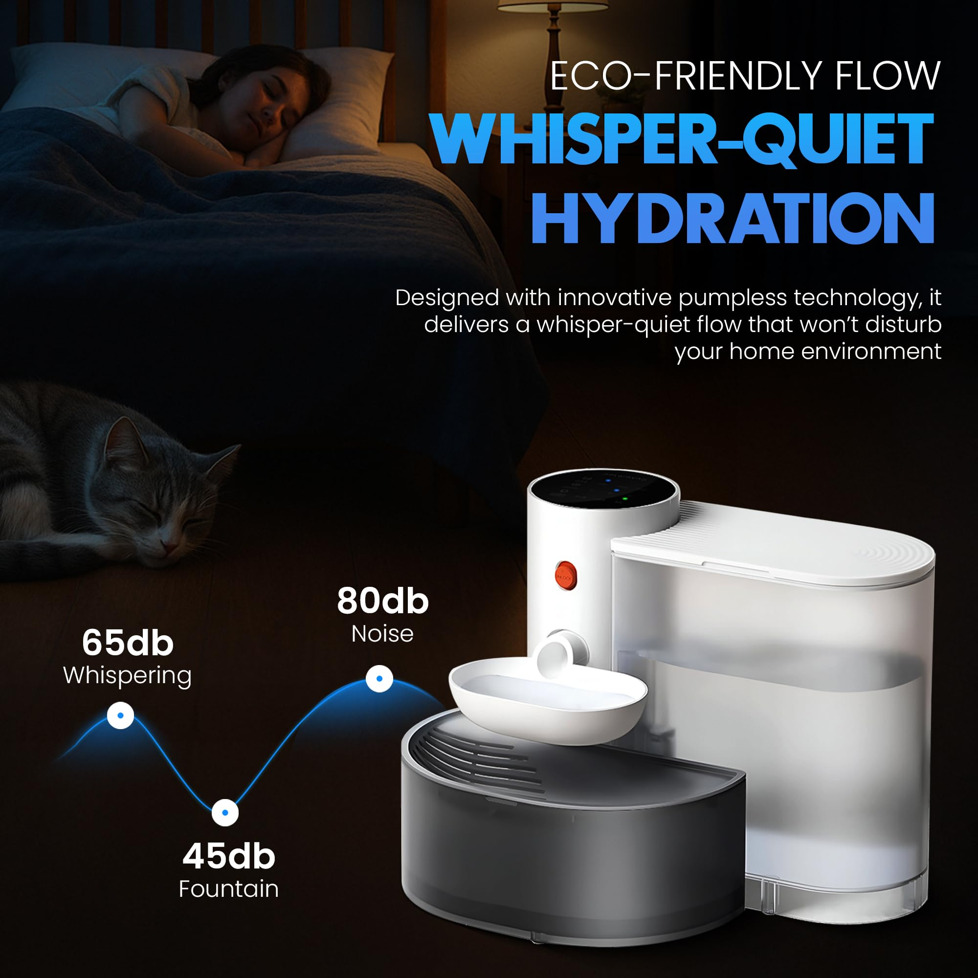 Smart No-Filter Pet Water Dispenser 