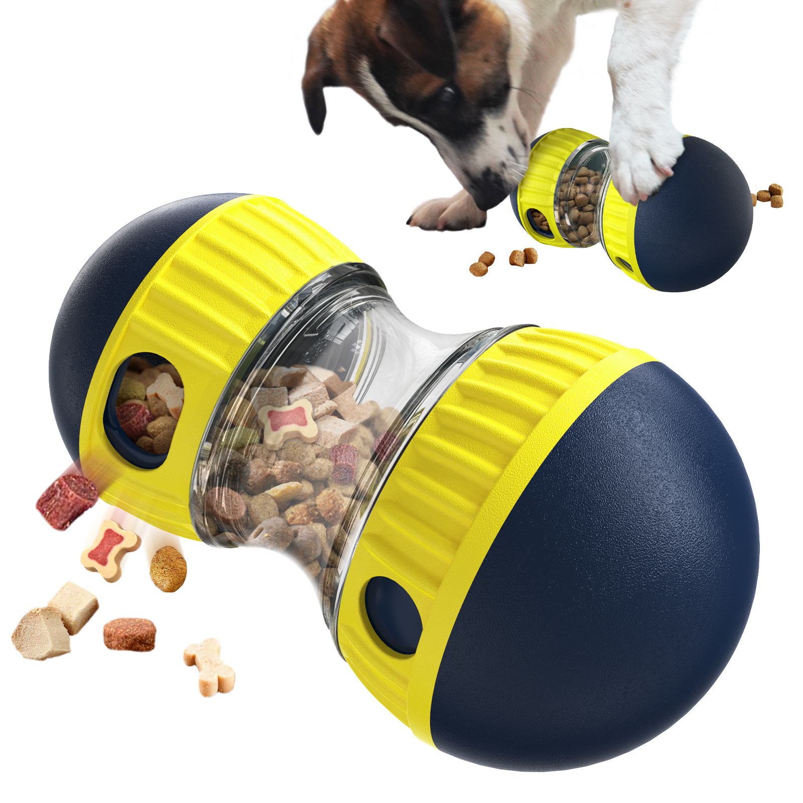 Interactive Rolling Treat Dispenser Ball