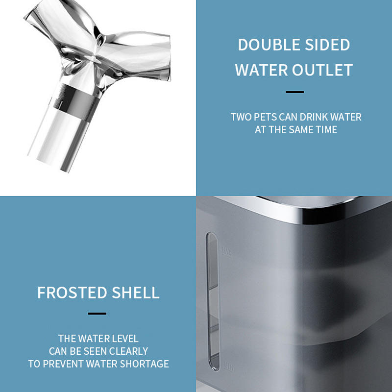 2L Automatic Pet Drinking Fountain Dog Water Dispenser